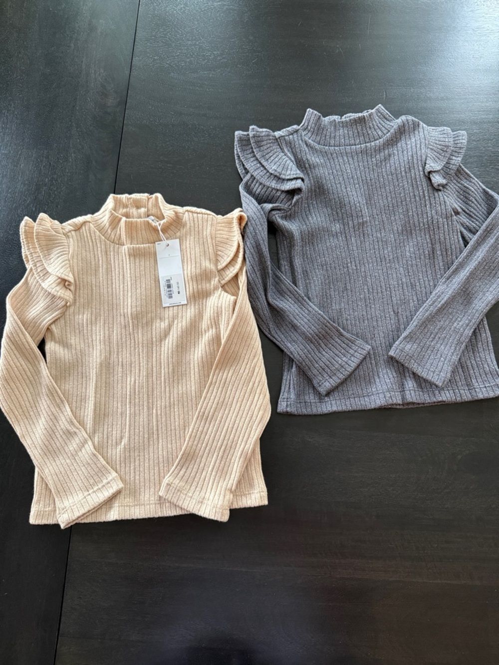 Janie and Jack Ribbed top 4 (lot of 2)